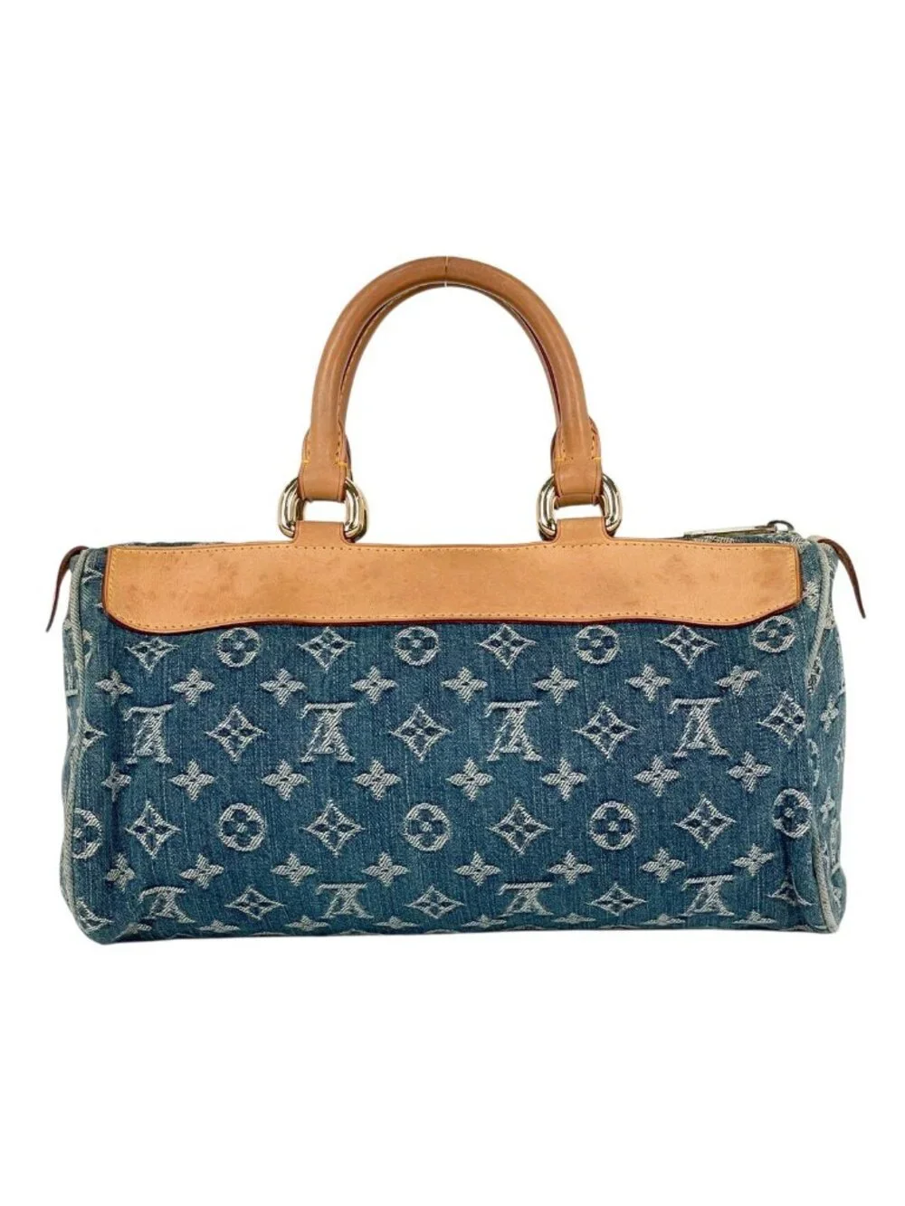 Louis Vuitton Neo Speedy Boston Bag Monogram Denim Blue - Picture 3 of 11